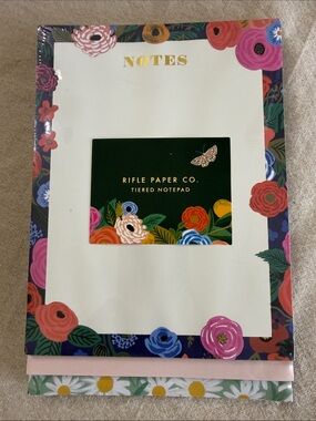 Rifle Paper Co. Tiered Notepad Set Floral Notes Pad NWT